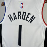 Clippers White Blue NBA Jerseys