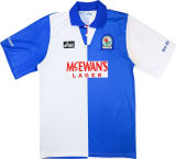 1994/95 Blackburn Rovers Home Retro Soccer Jersey