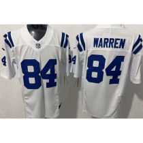 WARREN #84 Men's Indianapolis Colts NFL Jersey 小马    (3代）