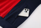 2025 M Utd Red Zipper Jacket Tracksuit