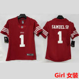 SAMUEL SR #1 San Francisco 49ers Girl NFL Jersey 49人