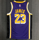 2022 Lakers JAMES #23 Purple 75 Years NBA Jerseys 75周年