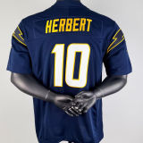 HERBERT #10 Men's Los Angeles Chargers NFL Jersey 闪电