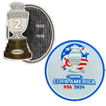 Conmebol Copa America USA 2024+2 Cup Patch Peru Jersey 2024 美洲杯章+秘鲁专用2字杯 1939.1975 (You can buy it alone OR tell us which jersey to print it on. )