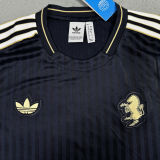 2025 JUV Black Retro Style Soccer Jersey