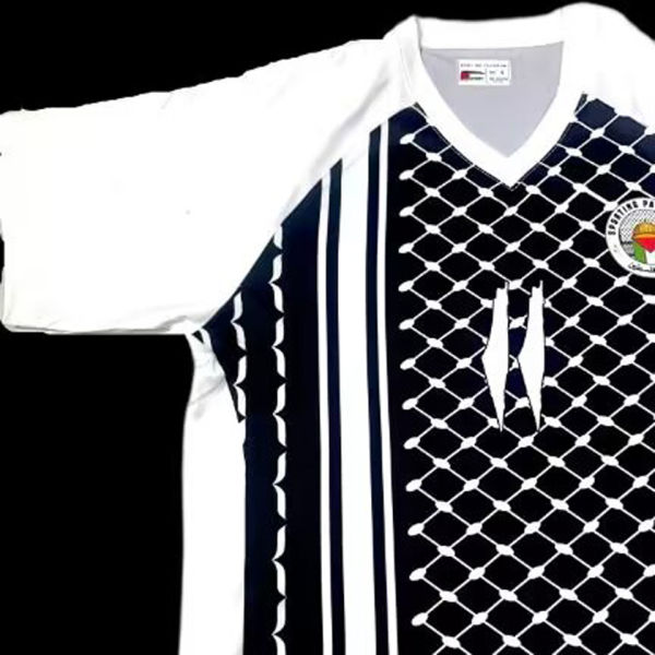 2025 Palestine Retro Style Fans Soccer Jersey