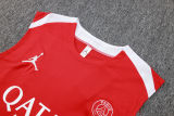 2025/26 PSG Red Vest Training Jersey(A Set)