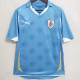 2010 Uruguay Home Blue Retro Soccer Jersey