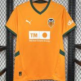 2024/25 Valencia Third Orange  Fans Soccer Jersey