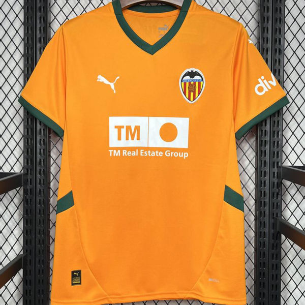 2024/25 Valencia Third Orange  Fans Soccer Jersey