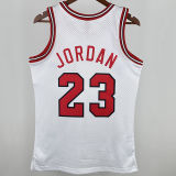 1984/1985 Bulls JORDAN #23 White Retro NBA Jerseys 热压
