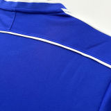 1998 Brazil Away Blue Retro Long Sleeve Soccer Jersey