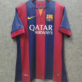 MESSI #10 BA Home Retro Soccer Jersey 2014/15 带旧款欧冠章+公平条