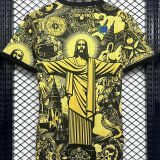 2024/25 Brazil Special Edition Yellow  Player Version Soccer Jersey