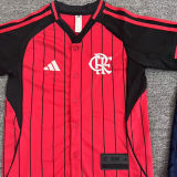 2025/26 Flamengo Red Baseball Kids T-Shirt