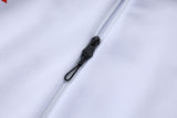 2026/27 PSG White Zipper Jacket Tracksuit