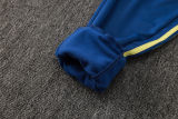 2025/26 AA Yellow Hoody Thickened Fluff Zipper Jacket Tracksuit