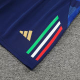 2025 Italy Sapphire Blue Vest Training Jersey(A Set)