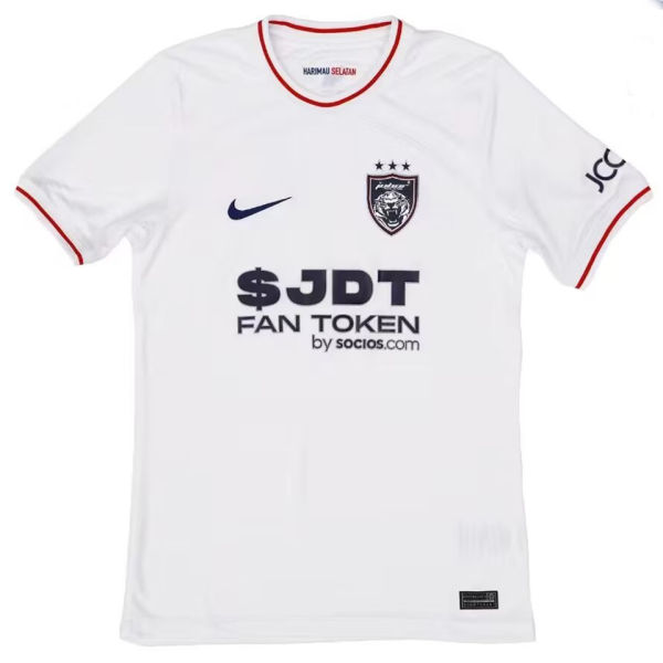 2024/25 Johor DT F.C  Away White Fans Jersey 柔佛