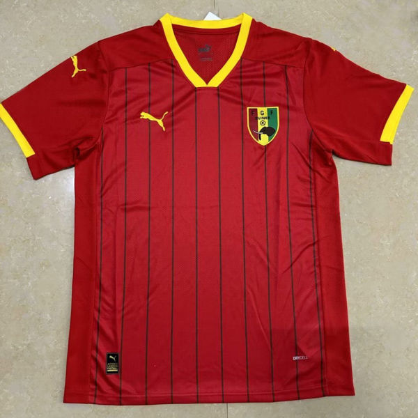 2024 Guinee Away Red Fans Soccer Jersey 几内亚