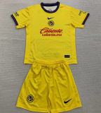 2024/25 Club America Home Yellow Kids Soccer Jersey