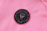 2024/25 Inter Miami  Pink Hoody Zipper Jacket Tracksuit