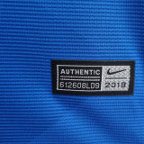 2018 Brazil Away Blue Fans Soccer Jersey