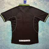 1998/99 M Utd Away Black UCL Version Retro Jersey