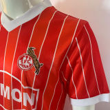 1985/86 1. FC Köln Away Red Retro Soccer Jersey