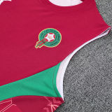 2026/27 Morocco Red Vest Training Jersey(A Set)
