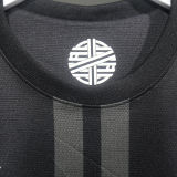 2013 Portugal Away Black Retro Player Version Soccer Jersey