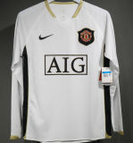 2006/07 M Utd Away Retro Player Version Long Sleeve Jersey 球员版长袖