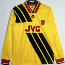 1993/94 ARS Away Yellow Retro Long Sleeve Soccer Jersey