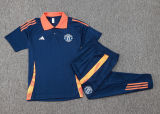 2025  M Utd Sapphire Blue POLO Training Tracksuit