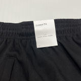 2024/25 Nk~ Black Pure Cotton Sports Trousers Zipper style