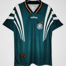 1996/97 Germany Away Green Retro Soccer Jersey