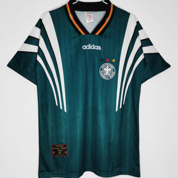 1996/97 Germany Away Green Retro Soccer Jersey