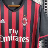 2016/17 AC Milan Home Retro Soccer Jersey