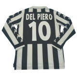 1999-2000 JUV Home Retro Long Sleeve Soccer Jersey
