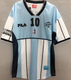 Maradona #10 Argentina Home Retro Soccer Jersey 2001有名有号