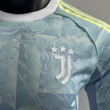 2025/26 JUV Away Player Version Long Sleeve Soccer Jersey