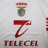 1997/1999 Benfica Away White Retro Soccer Jersey