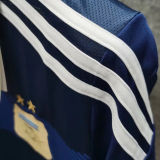2014 Argentina Away Retro Long Sleeve  Jersey