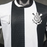 2024/25 Corinthians Third Black WHite Player Version Soccer Jersey