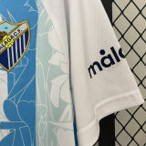 2024/25 Malaga Home White Fans Soccer Jersey