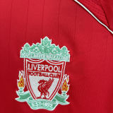 2006/08 LFC Home Red Long Sleeve Retro Soccer Jersey
