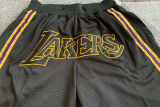 Lakers Black Four Bags NBA Pants
