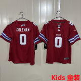 COLEMAN #0 Buffalo Bills Kids NFL Jersey 布法罗比尔