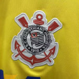 2014/15 Corinthians Goalkeeper Yellow Retro Jersey