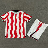 2025/26 Stock City Home Red Kid Soccer Jersey